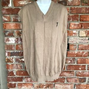 Fairway Outfitters NWT tan sleeveless vest size XL